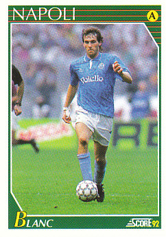 Laurent Blanc SSC Napoli Score 92 Seria A #184